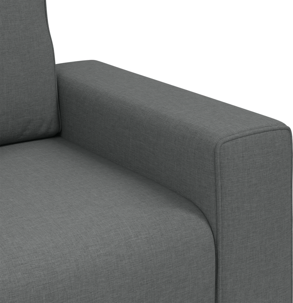 Sofa Kėdė Tamsiai pilka 100 cm audinys