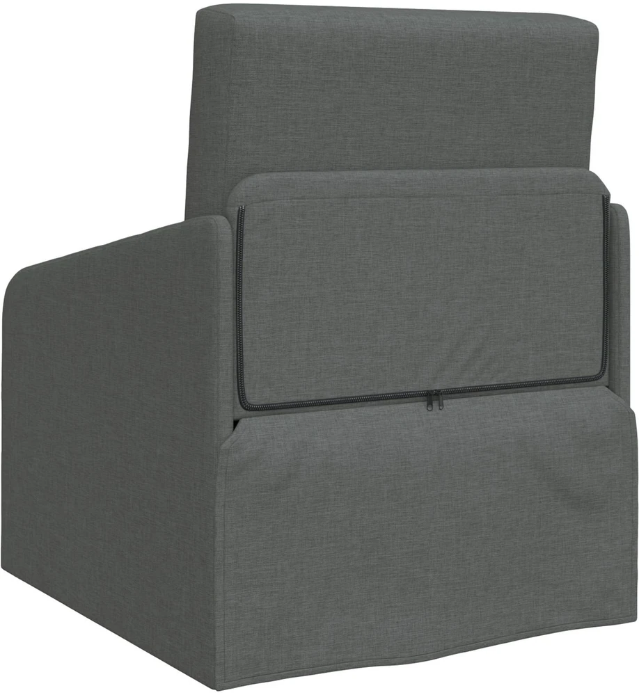 Sofa lova Tamsiai pilka 65 x 80 x 83 cm audinys