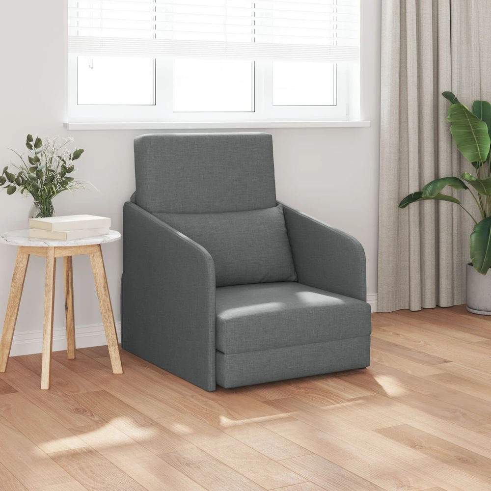 Sofa lova Tamsiai pilka 65 x 80 x 83 cm audinys