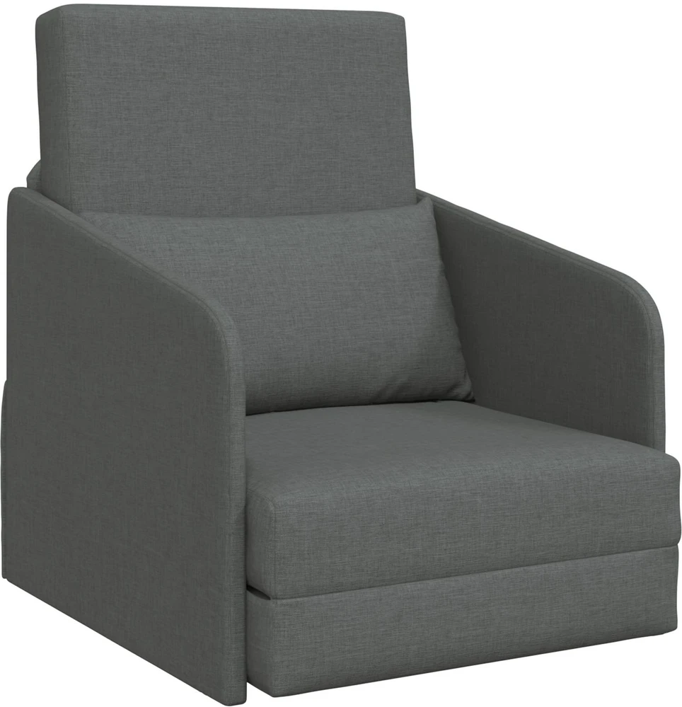Sofa lova Tamsiai pilka 65 x 80 x 83 cm audinys