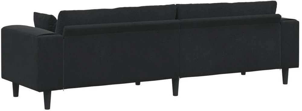 Sofa Juoda 250 x 77 x 76 cm Aksomas