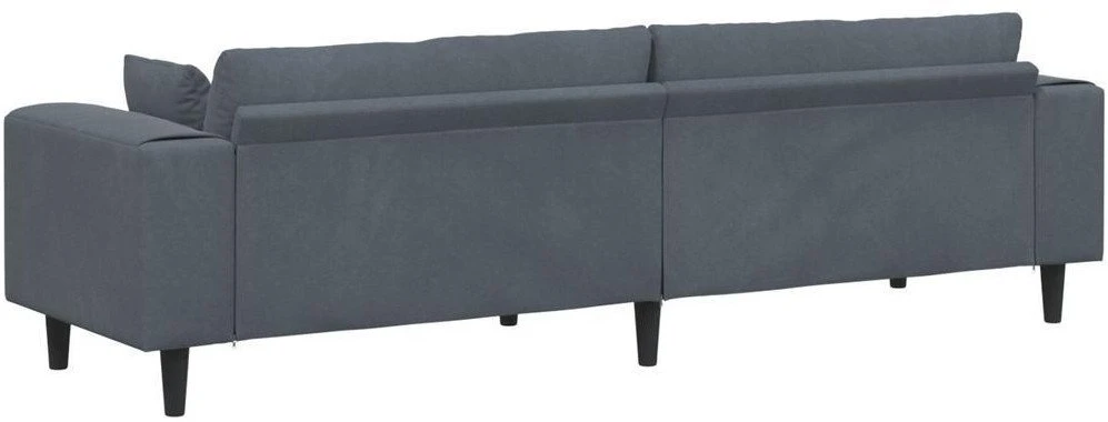 Sofa Tamsiai pilka 250 x 77 x 76 cm Aksomas