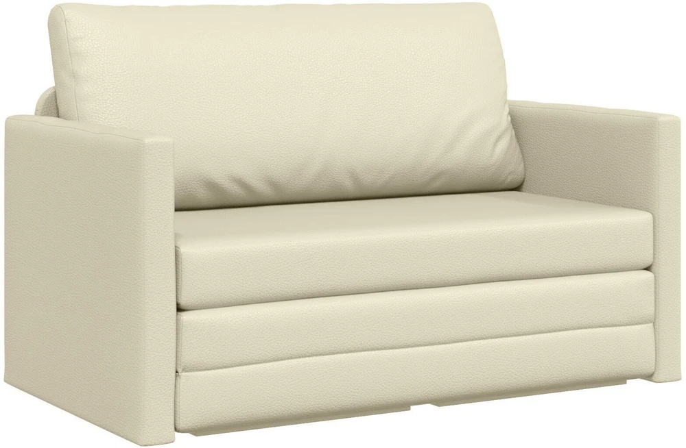 Sofa lova Kreminė 124 x 71 x 78 cm Dirbtinė Oda
