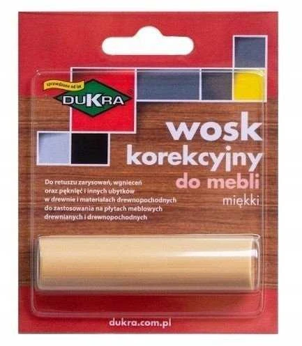 Vaškas defektams Dukra 05, pilka, 75 x 19 mm