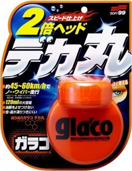Soft99 Glaco Roll On stiklo priemonė oranžiniu korpusu