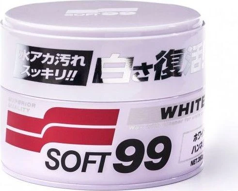Soft99 Soft99 Baltas Soft Wax vaškas lengviems lakams 350g universalus