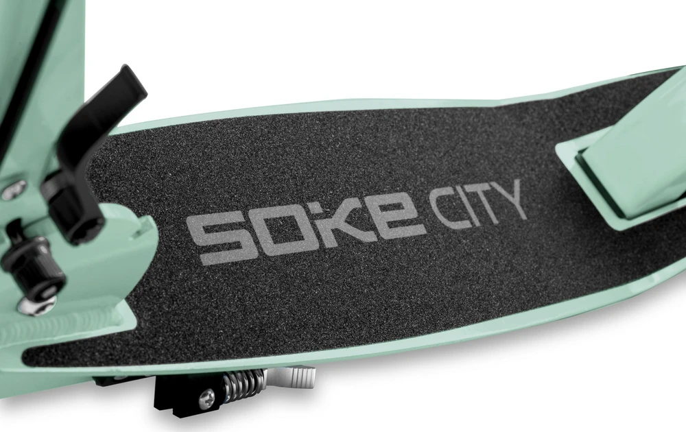 Žalias elektrinis paspirtukas Soke City