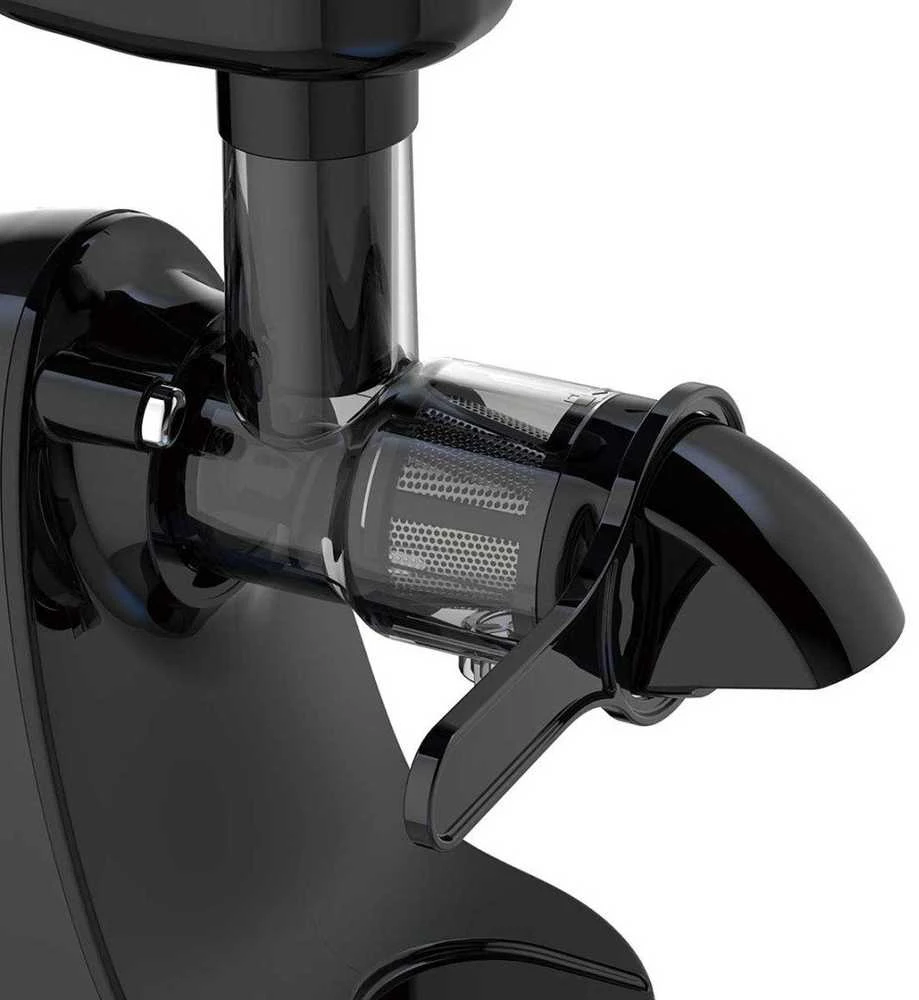 Sulčiaspaudė Lėtaeigė sulčiaspaudė vaisiams ir daržovėms, horizontali, juoda su sidabro elementais, 150 W, Klausberg, kb-7866