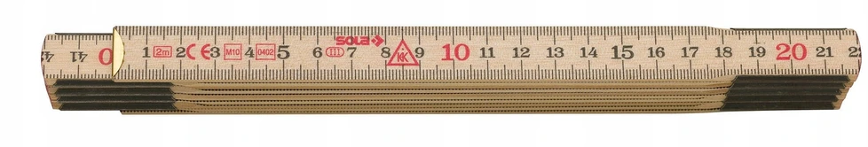 Metras medinis sulankstomas H 2/10 Sola | 2m, EC-class 3