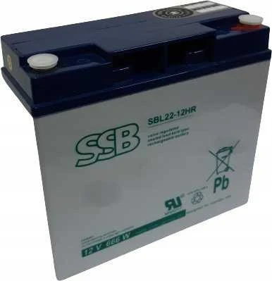 Solarix SSB AGM SBL22-12HR 12V 22Ah M5 maitinimo akumuliatorius