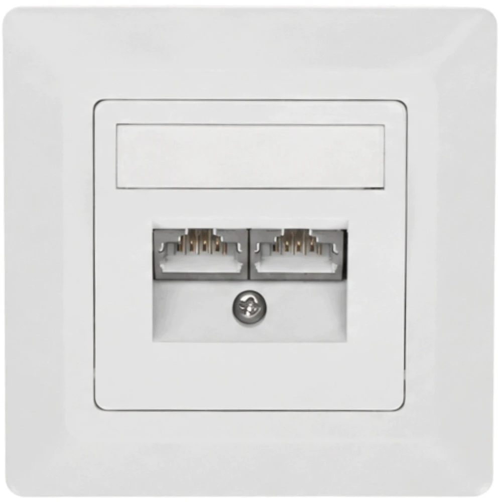 Intelek RJ-45 galinė jungtis SX9-2-5E-STP-WH SOLARIX