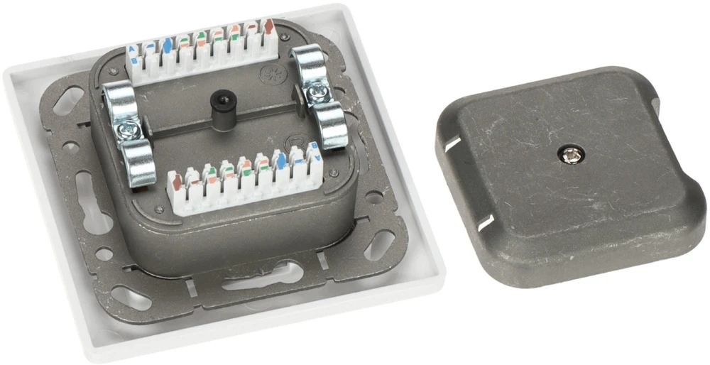 Intelek RJ-45 galinė jungtis SX9-2-5E-STP-WH SOLARIX