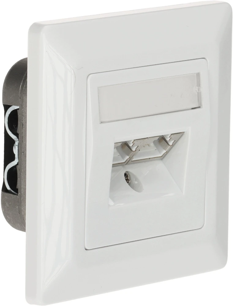 Intelek RJ-45 galinė jungtis SX9-2-5E-STP-WH SOLARIX
