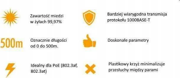 Montavimo kabelis Solarix UTP, Cat6, laidas, LSOH, dėžutė 100m SXKD-6-UTP-LSOH
