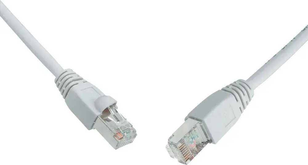 PATCHCORD SKRĘTKA SOLARIX CAT.6A SFTP 3m pilka