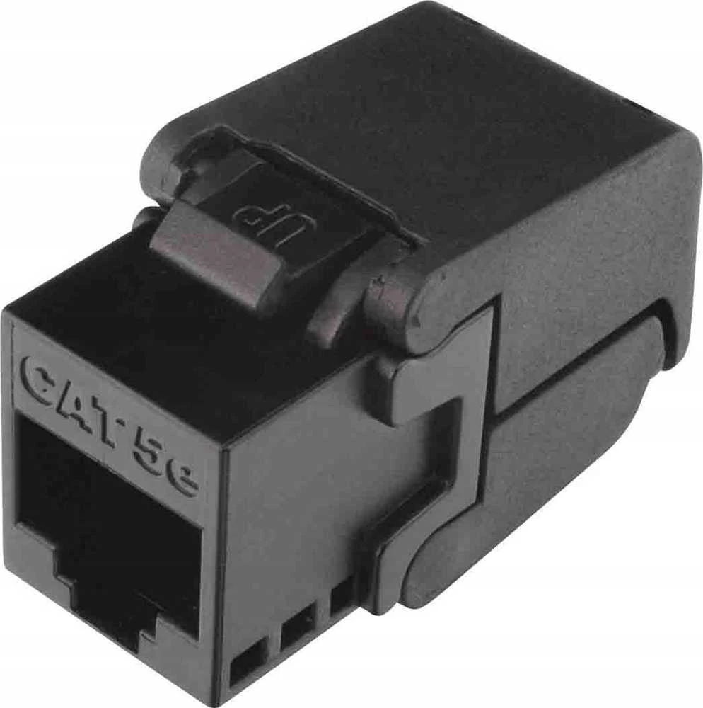 Solarix savisriegio raktinis akmuo CAT5E UTP RJ45 juodas SXKJ-5E-UTP-BK-SA