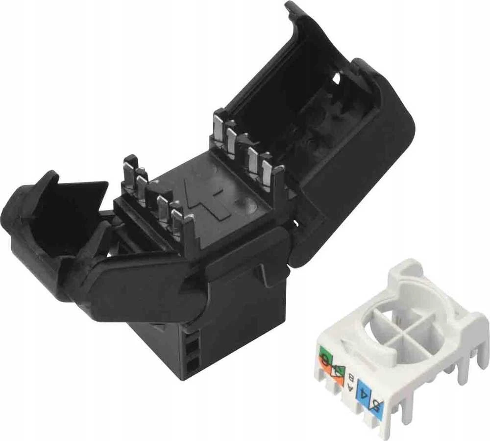 Solarix savisriegio raktinis akmuo CAT5E UTP RJ45 juodas SXKJ-5E-UTP-BK-SA