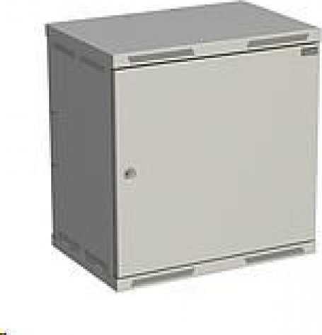 Solarix sieninė spinta SENSA 12U 400mm, metalinės durys, RAL 7035 SENSA-12U-64-21-G