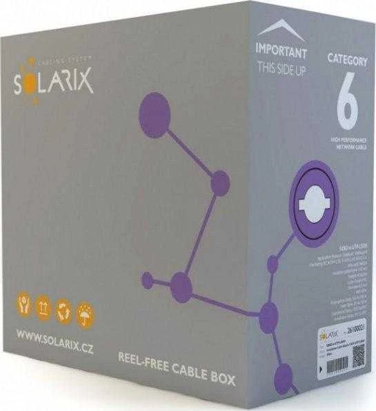 SLX Solarix CAT6 UTP PVC Eca instaliacinis kabelis 305 m