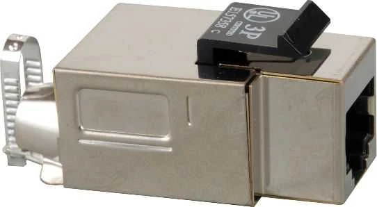 Solarix MULTIPACK 24 vnt - Keystone CAT5E STP RJ45 savaime pjaunantis SXKJ-5E-STP-BK-SA