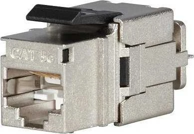 Solarix Quick Cut Keystone CAT5E STP RJ45 juoda SXKJ-5E-STP-BK-NA replėms SXKJ-NA-BU