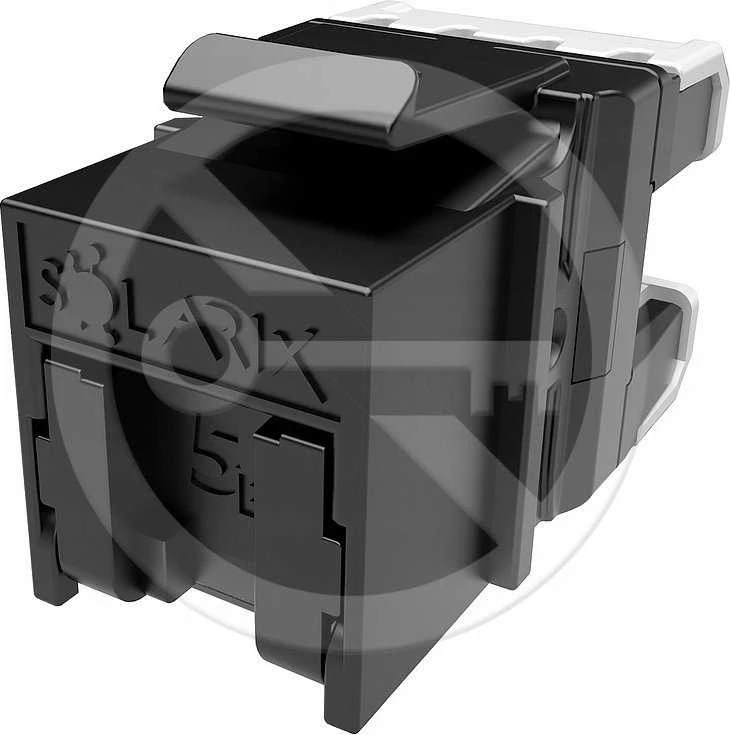 Solarix Quick Cut Keystone CAT5E UTP RJ45 juoda SXKJ-5E-UTP-BK-NA replėms SXKJ-NA-BU