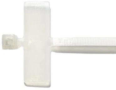 Solarix Užspaudžiamoji juostelė su etikete ženklinimui 2,4 x 103 mm balta 100 vnt. SXSPS-103-WH
