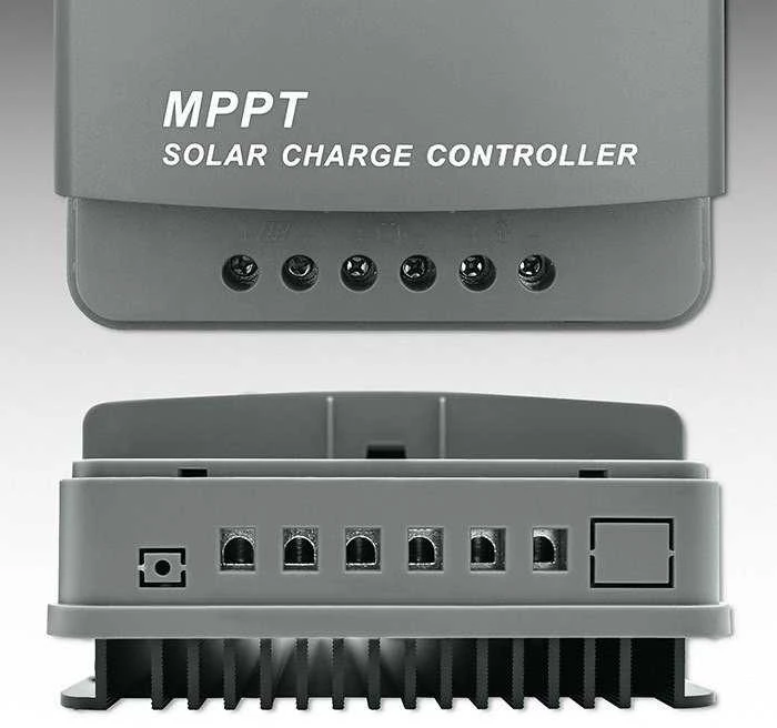 Qoltec 53662 Saulės įkrovimo valdiklis MPPT su temperatūros jutikliu 30A | 12V / 24V | LCD | 2x USB