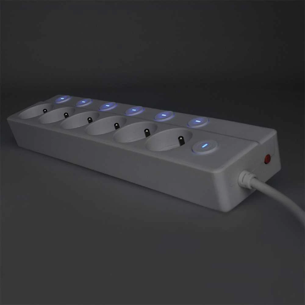 Solight 6z ilgintuvas 3m baltas