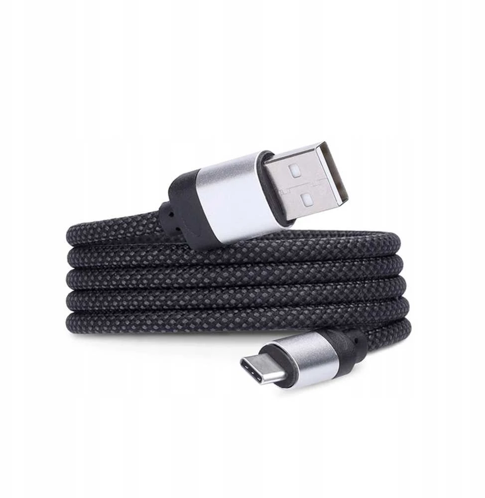 Solight magnetický USB-C kabelis, USB 2.0 A konektor - USB-C konektor, 1m
