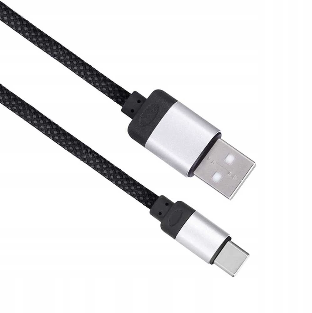 Solight magnetický USB-C kabelis, USB 2.0 A konektor - USB-C konektor, 1m