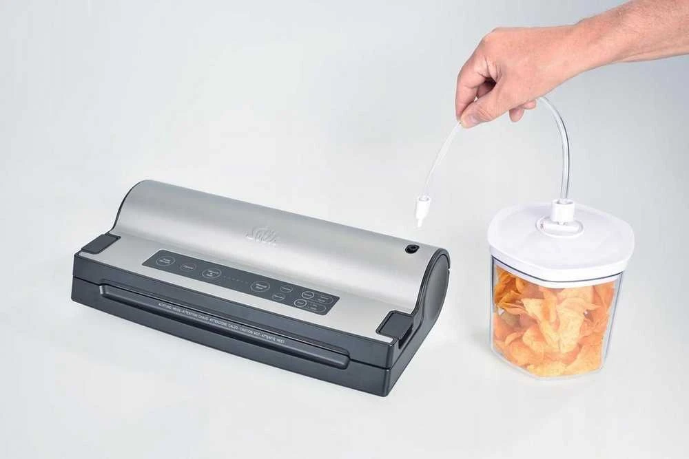 SOLIS Vacuum Sealer Vac Prestige Electrical, Nerūdijantis plienas/ juodas, 130 W,