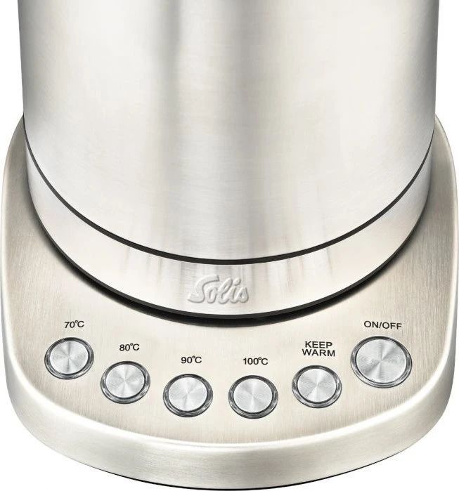 SLS Solis Vario Temp Virdulys elektrinis virdulys 1,7 L 2200 W Nerūdijančiojo plieno