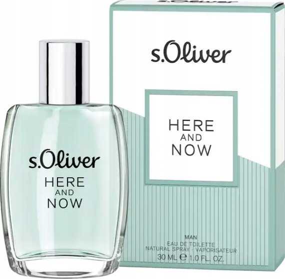 s.Oliver Here and Now Man EDT tualetinis vanduo vyrams, 30 ml