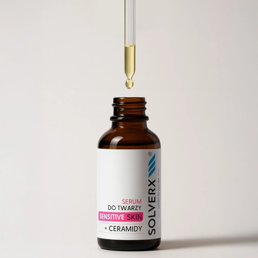 Solverx Veido serumas jautriai odai Serum su keramidais 30 ml (1078241)