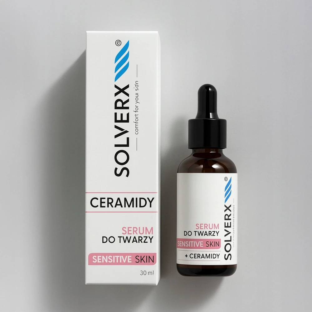 Solverx Veido serumas jautriai odai Serum su keramidais 30 ml (1078241)