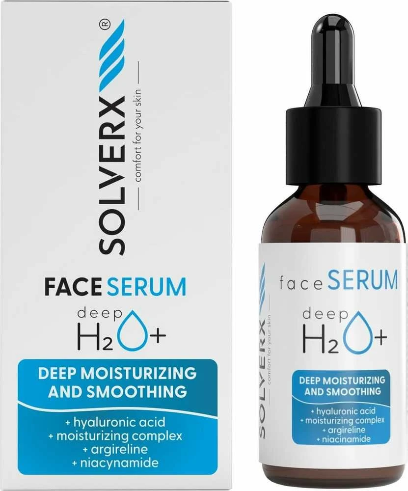 SOLVERX Deep H2O+, 30 ml