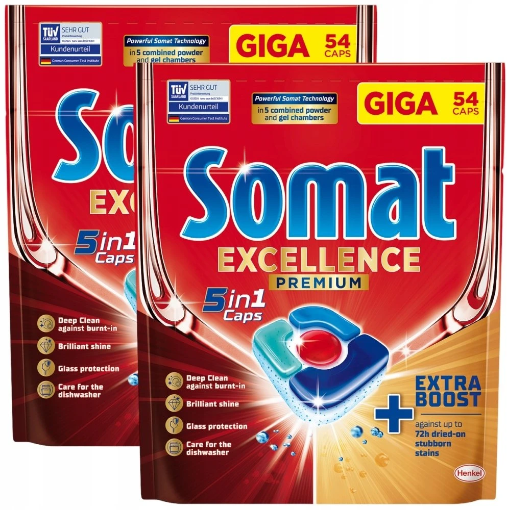 Indaplovių kapsulės Somat PREMIUM, 54 vnt.