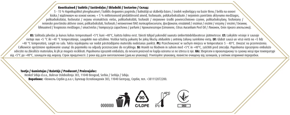 KAPSULĖS INDAPLOVIŲ SOMAT LEMON 70 VNT