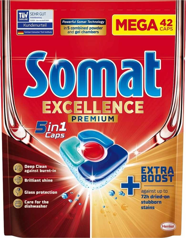 KAPSULĖS INDAPLOVIŲ SOMAT PREMIUM 42VNT