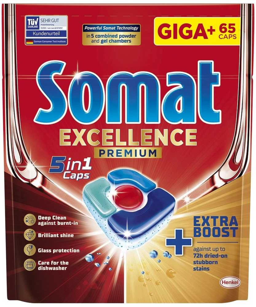 KAPSULĖS INDAPLOVIŲ SOMAT PREMIUM 65VNT