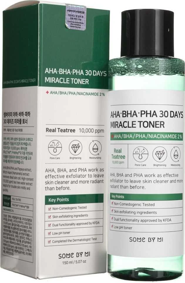 Veido tonikas SOME BY MI AHA-BHA-PHA 30 DAYS MIRACLE TONER [150ml]-150ml