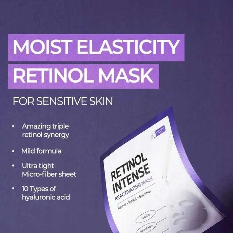 SOME BY MI, veido kaukė, Retinol Intense Reactivating, 22 g-22g