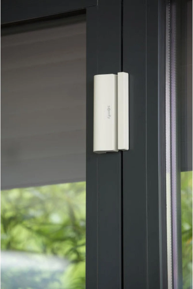 Somfy - IO opening detector for Tahoma | Easy to Mount, Wireless, RF Wireless, Baltas, 868.42 MHz, 20 m, 200 m (2401362)