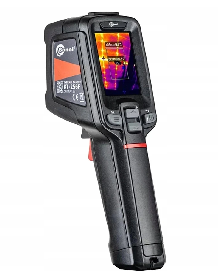 Sonel įrankių rinkinys MPI-536 WMPLMPI536 elektros instaliacijos parametrų matuoklis su KT-256F WMGBKT256F terminio vaizdo kamera