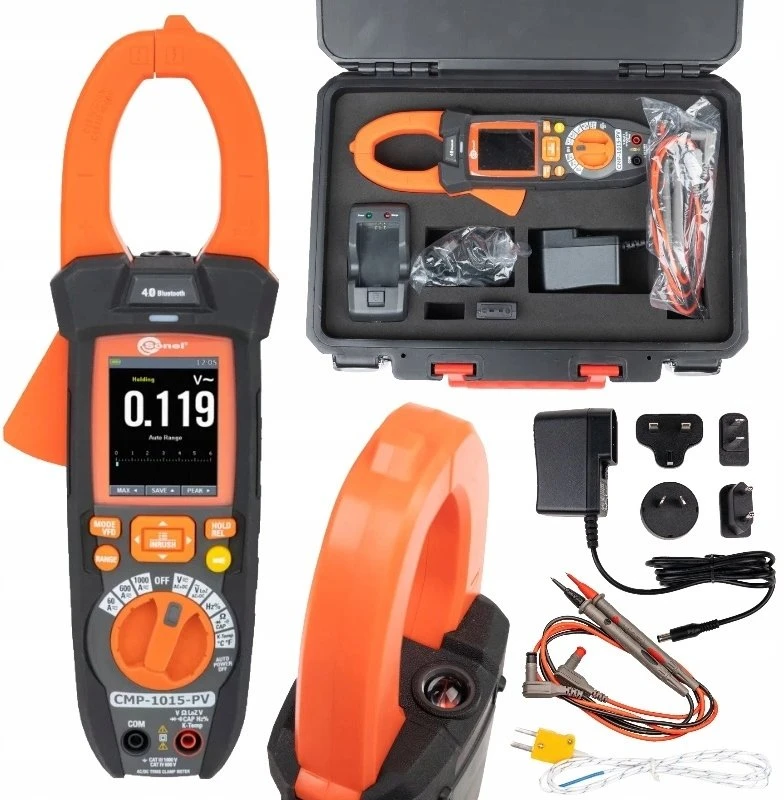 Sonel CMP-1015-PV spaustuvų matuoklis, skirtas PV MONTAVIMUI