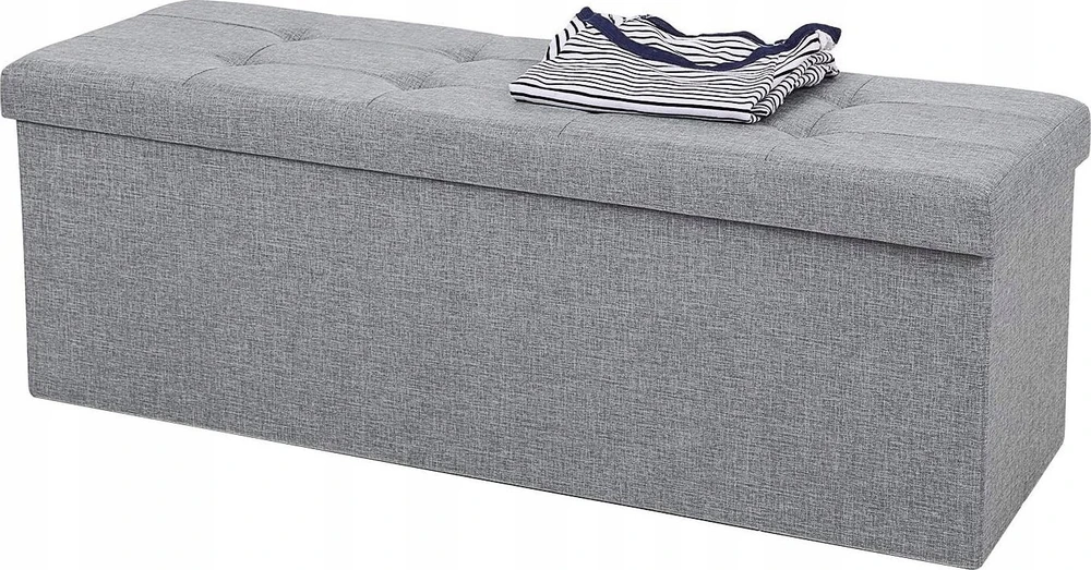 SONGMICS sulankstomas suoliukas su daiktadėže 110 x 38 x 38 cm LSF77G