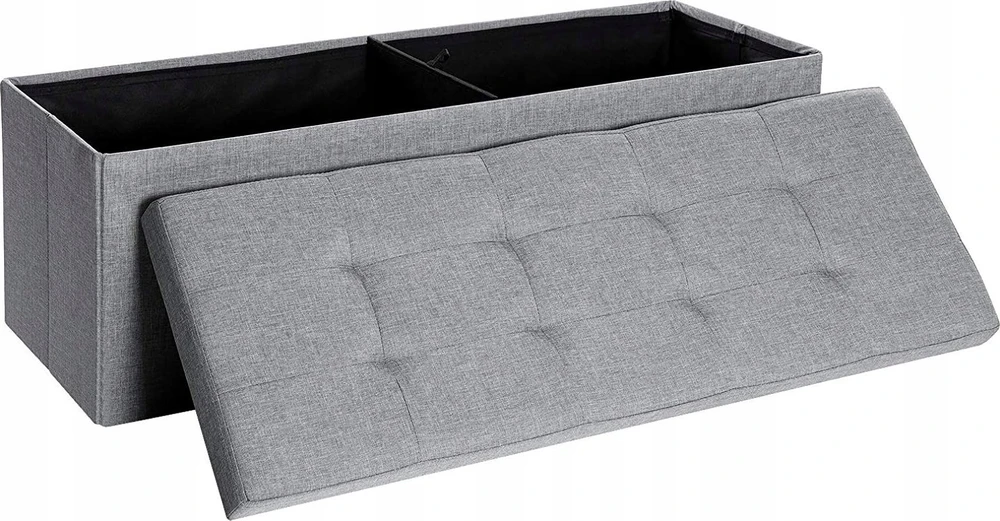 SONGMICS sulankstomas suoliukas su daiktadėže 110 x 38 x 38 cm LSF77G