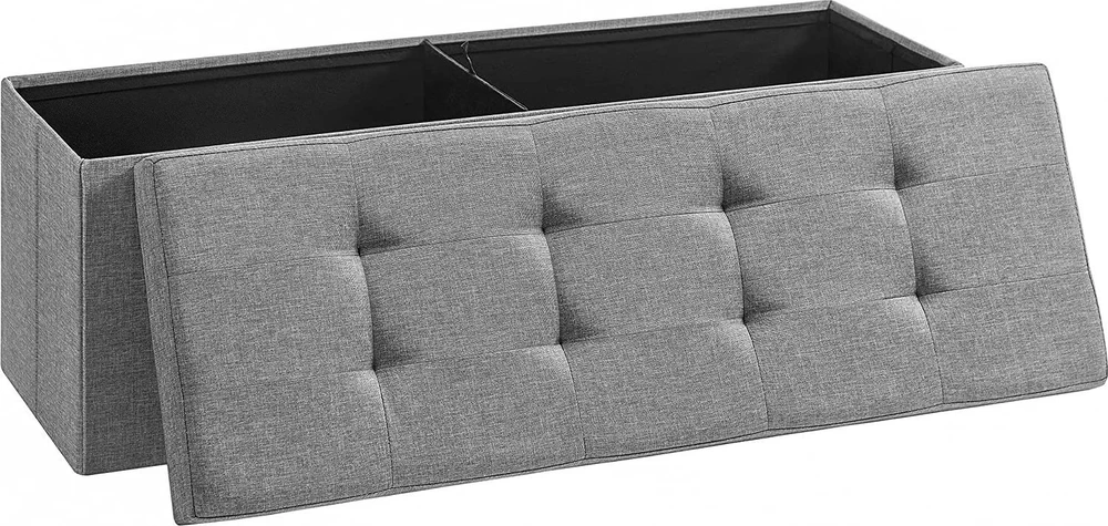 SONGMICS sulankstomas suoliukas su daiktadėže 110 x 38 x 38 cm LSF77G
