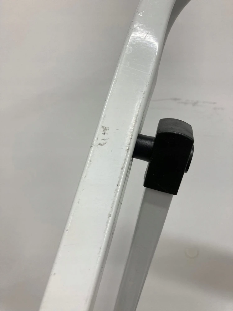 Songmics Namų ūkio kopėčios 3 pakopos Baltos spalvos
